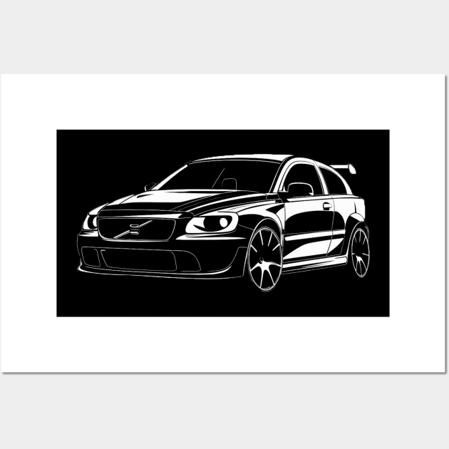 Volvo C30 Wall Art by Moulezitouna